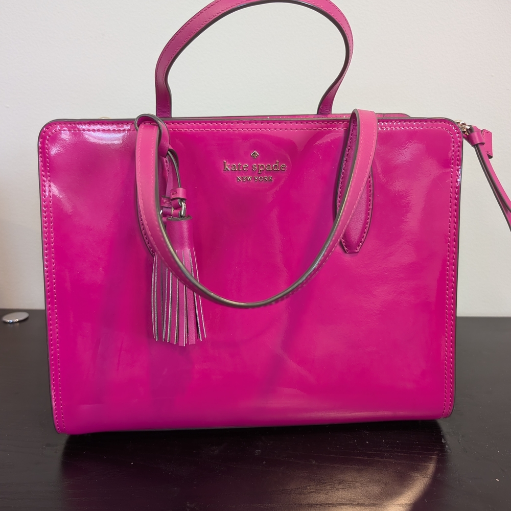 kate spade Fuchsia Leather Satchel